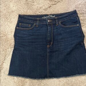 Universal Thread Women's Mini Denim Skirt - Dark Blue